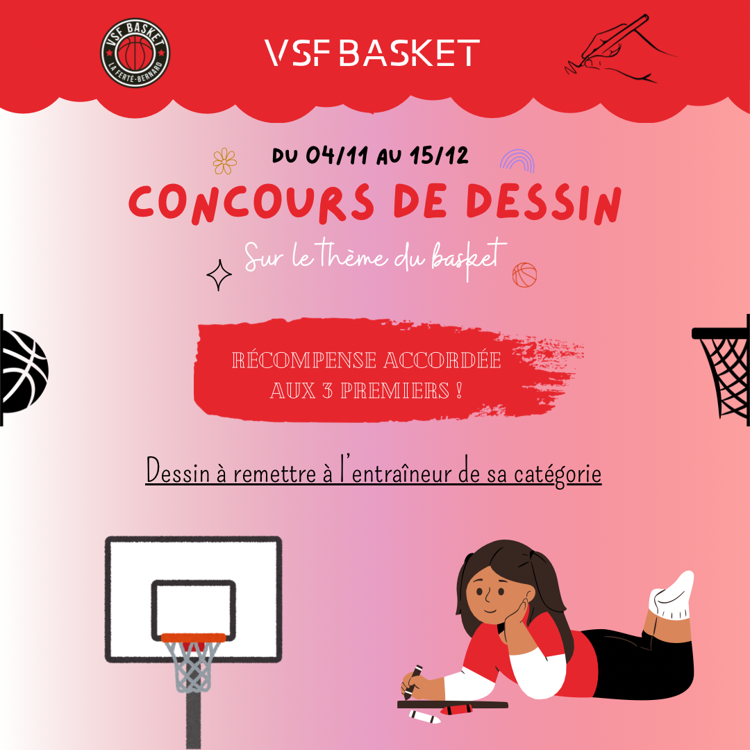 Concours dessin thème basket