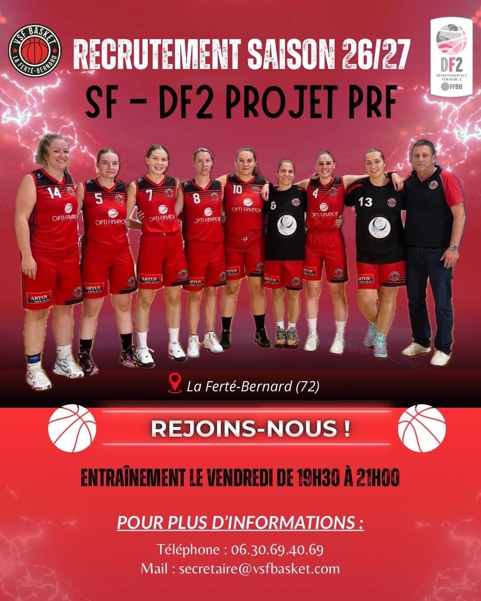 Recrutement Seniors F