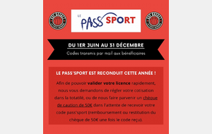 Pass'Sport Saison 2024/2025