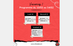 Programme Vacances d'Hiver 2025