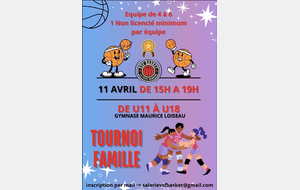 Tournoi des familles le samedi 11 avril 2026